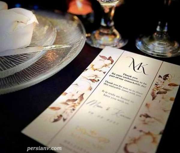 خلاقیت بی‌نظیر متین ستوده در انتخاب کارت عروسی ازدواج اول و دوم / ترکیبی از کلاسیک و مدرن که احساساتش را به مخاطب منتقل می‌کند