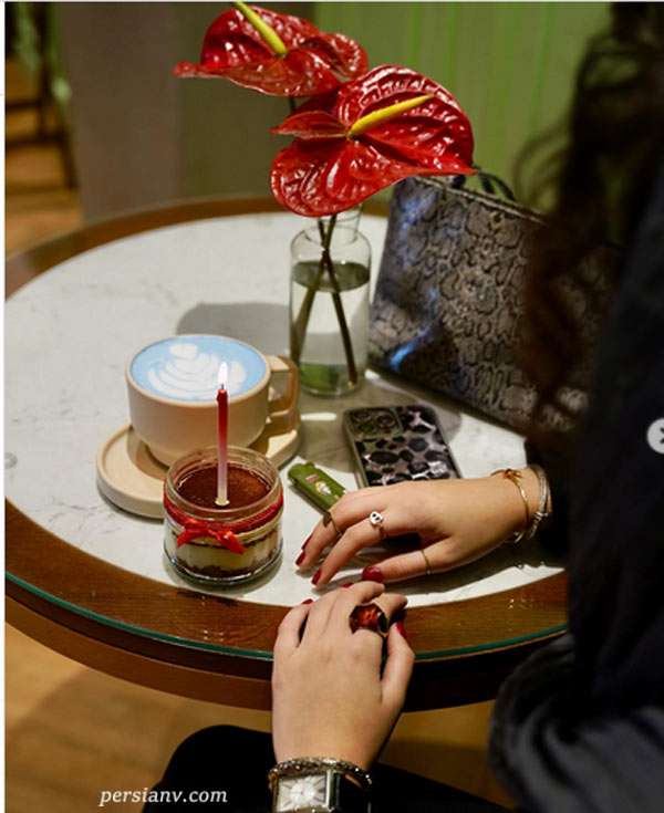 خلاقیت منحصر بفرد ترنم کرمانیان خواهر زاده مجری مشهور در برگزاری یک جشن تولد با کلاس دخترونه / از کیک مینیمال تا استایل خاص تینیجری